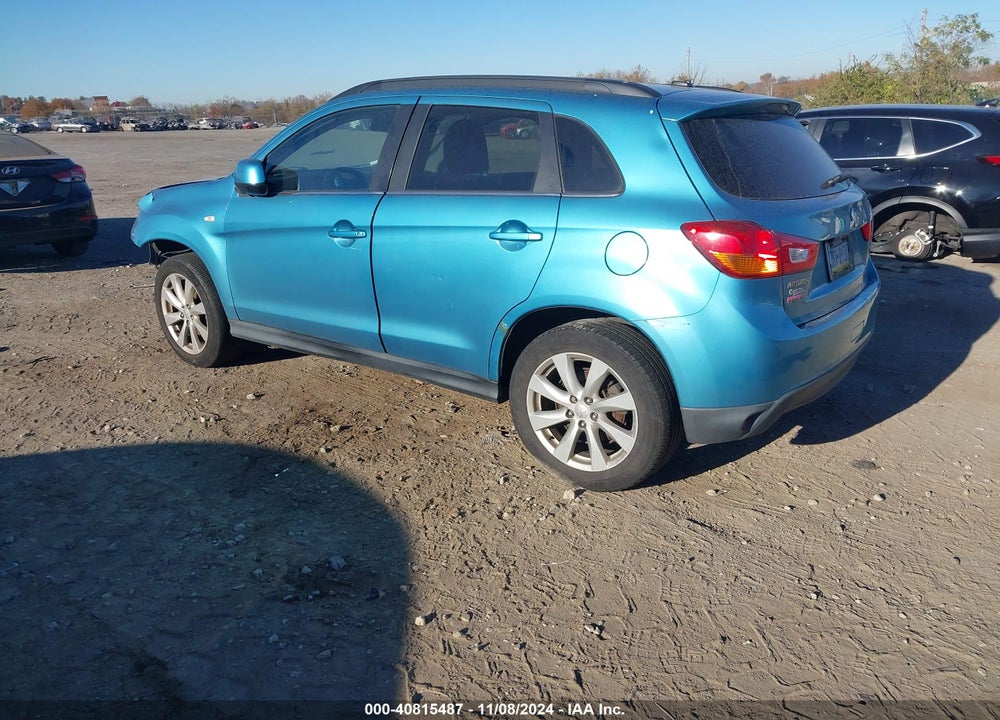 2013 MITSUBISHI OUTLANDER SPORT SE VIN: 4A4AR4AUXDE000088