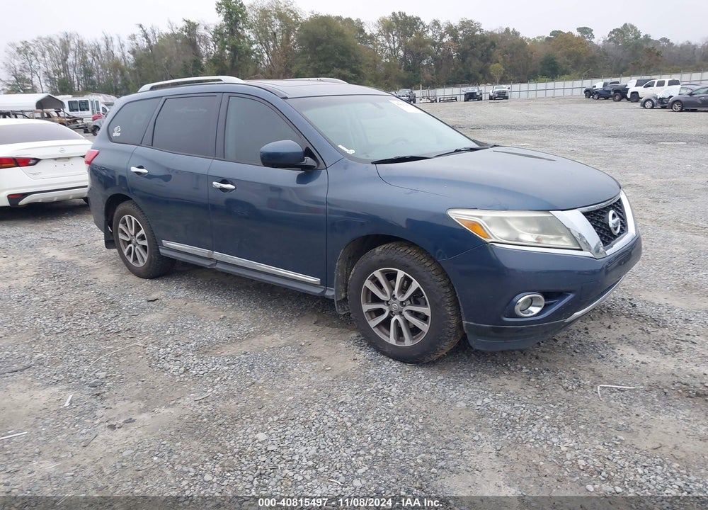2015 NISSAN PATHFINDER SL VIN: 5N1AR2MN3FC664422