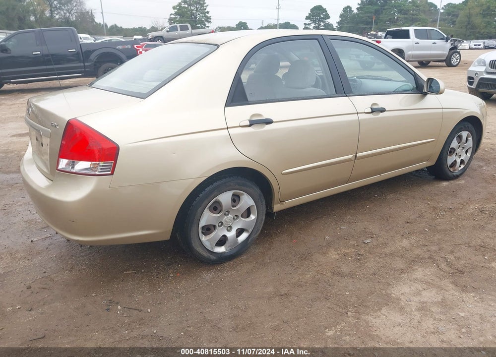 2009 KIA SPECTRA EX VIN: KNAFE221X95656300