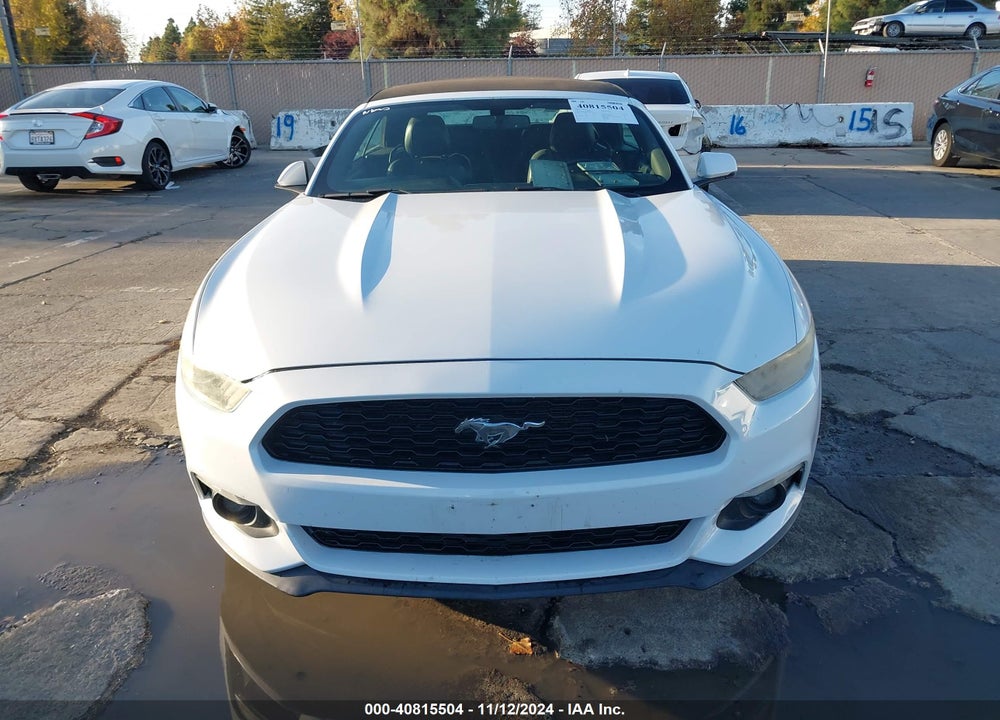 2016 FORD MUSTANG ECOBOOST PREMIUM VIN: 1FATP8UH5G5280749
