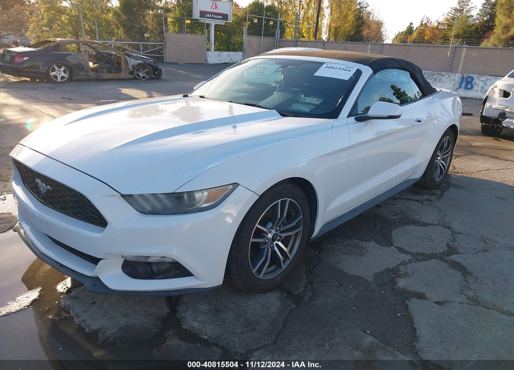 2016 FORD MUSTANG ECOBOOST PREMIUM VIN: 1FATP8UH5G5280749