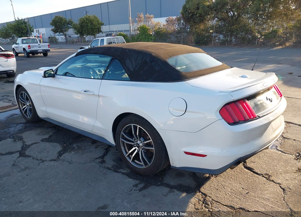 2016 FORD MUSTANG ECOBOOST PREMIUM VIN: 1FATP8UH5G5280749