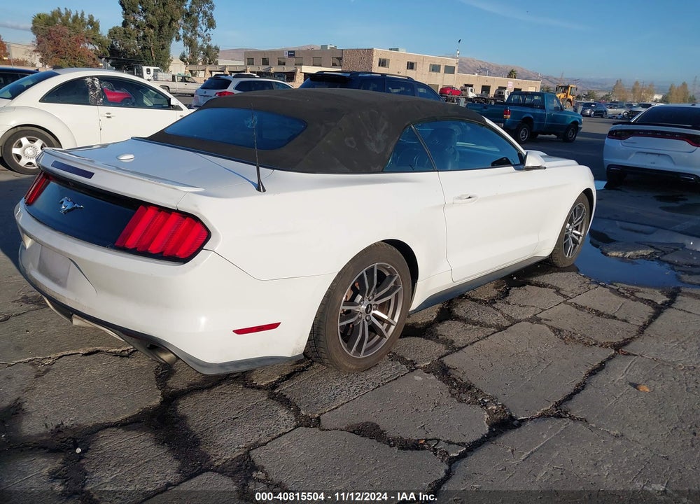 2016 FORD MUSTANG ECOBOOST PREMIUM VIN: 1FATP8UH5G5280749