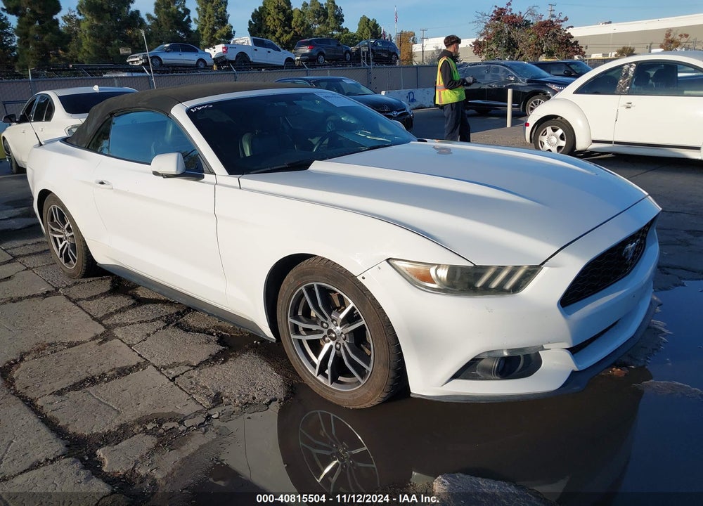 2016 FORD MUSTANG ECOBOOST PREMIUM VIN: 1FATP8UH5G5280749