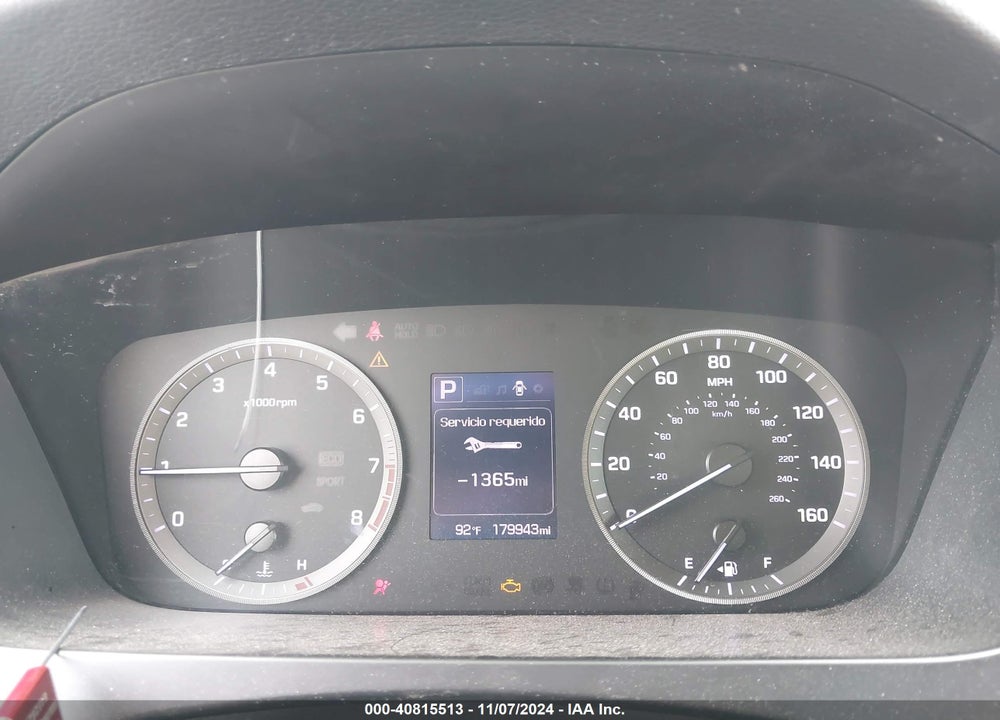 2015 HYUNDAI SONATA SE VIN: 5NPE24AF9FH181413