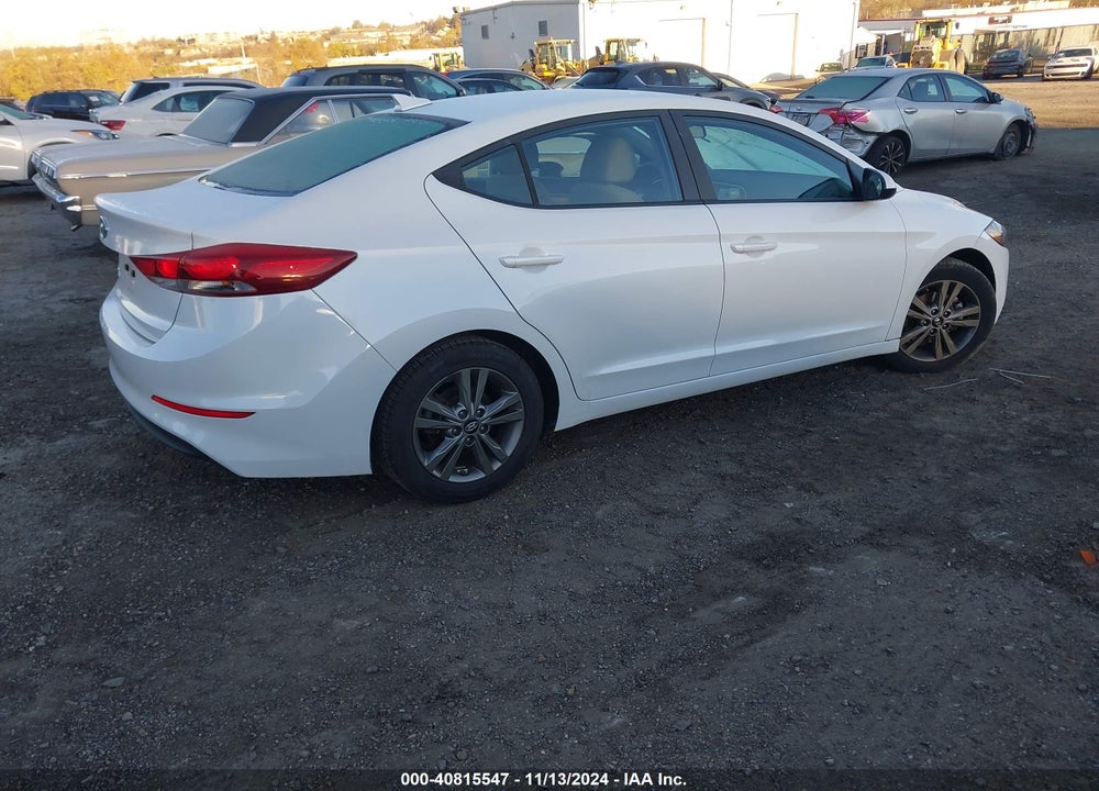 2018 HYUNDAI ELANTRA SEL VIN: 5NPD84LF6JH263969