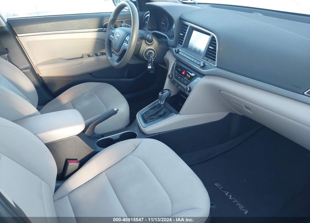 2018 HYUNDAI ELANTRA SEL VIN: 5NPD84LF6JH263969