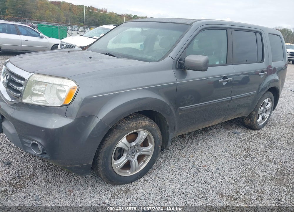 2012 HONDA PILOT EX-L VIN: 5FNYF3H51CB010044