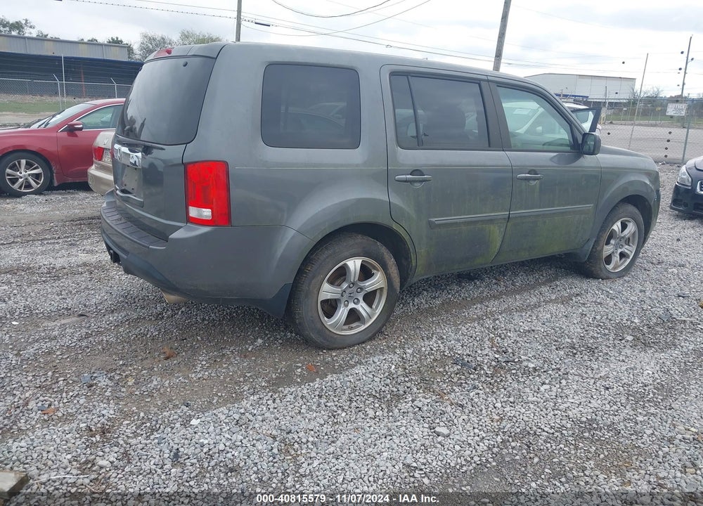 2012 HONDA PILOT EX-L VIN: 5FNYF3H51CB010044