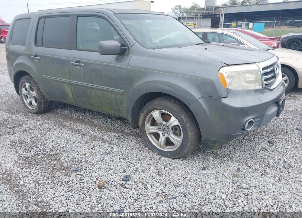 2012 HONDA PILOT EX-L VIN: 5FNYF3H51CB010044