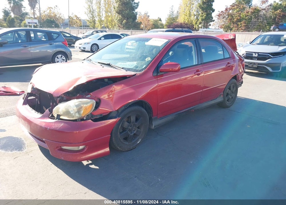 2007 TOYOTA COROLLA S VIN: 2T1BR30E27C744856