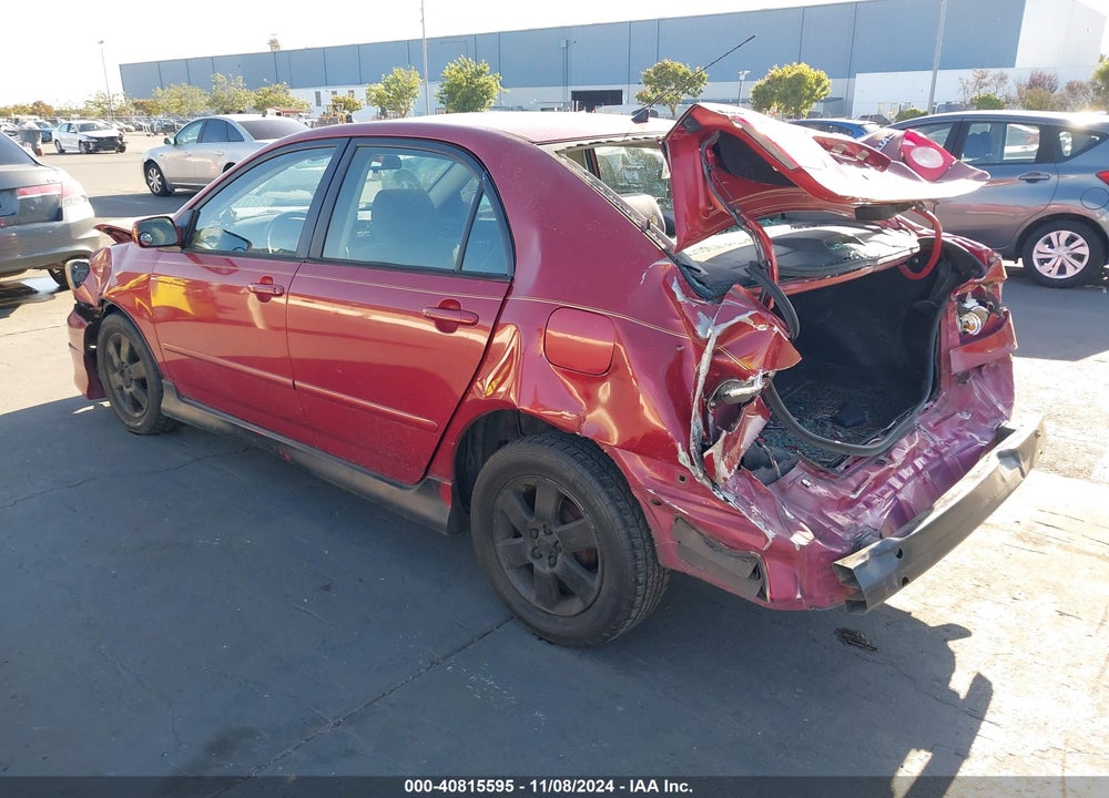 2007 TOYOTA COROLLA S VIN: 2T1BR30E27C744856
