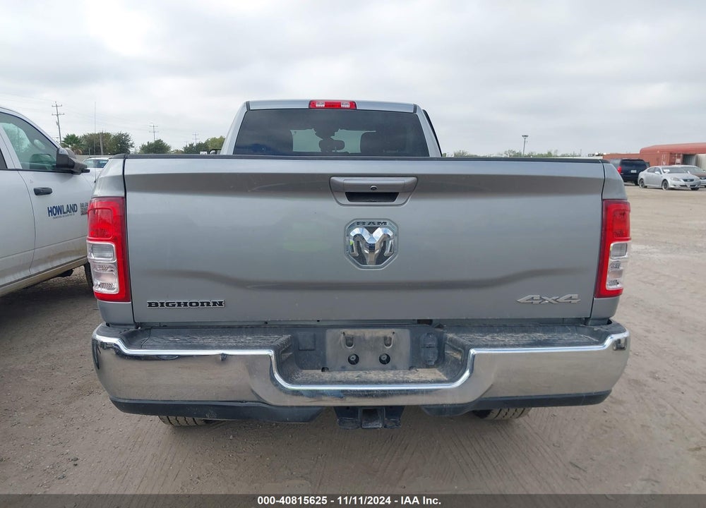 2022 RAM 2500 BIG HORN 4X4 8' BOX VIN: 3C6UR5JL5NG123834