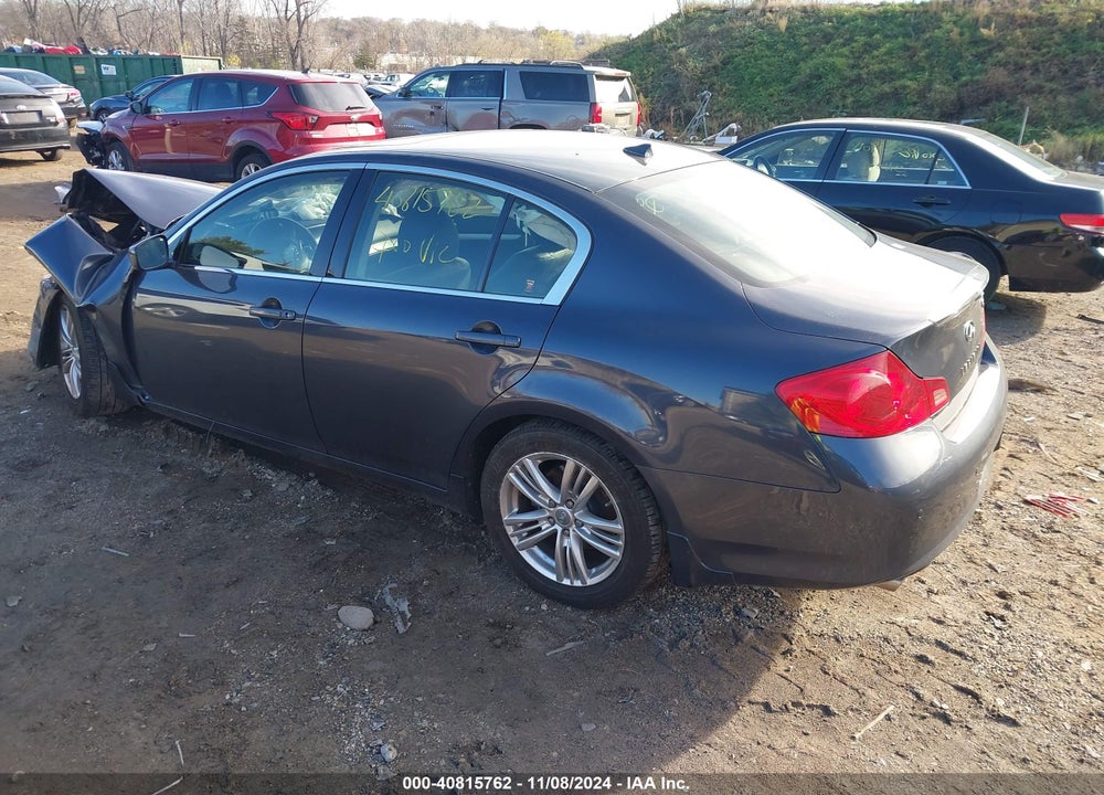 2011 INFINITI G37X VIN: JN1CV6AR5BM351936