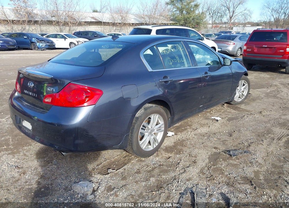 2011 INFINITI G37X VIN: JN1CV6AR5BM351936