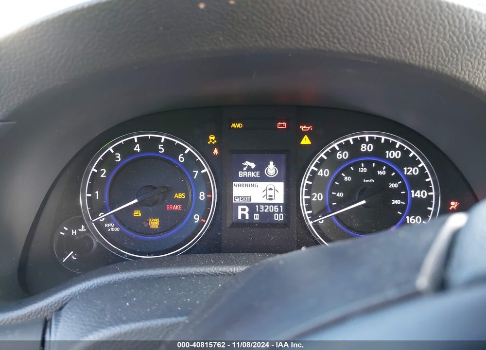 2011 INFINITI G37X VIN: JN1CV6AR5BM351936