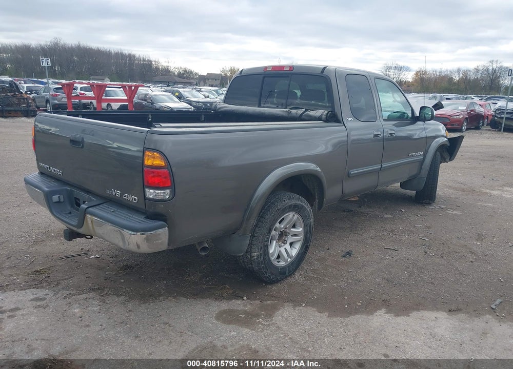 2004 TOYOTA TUNDRA SR5 V8 VIN: 5TBBT44164S449303