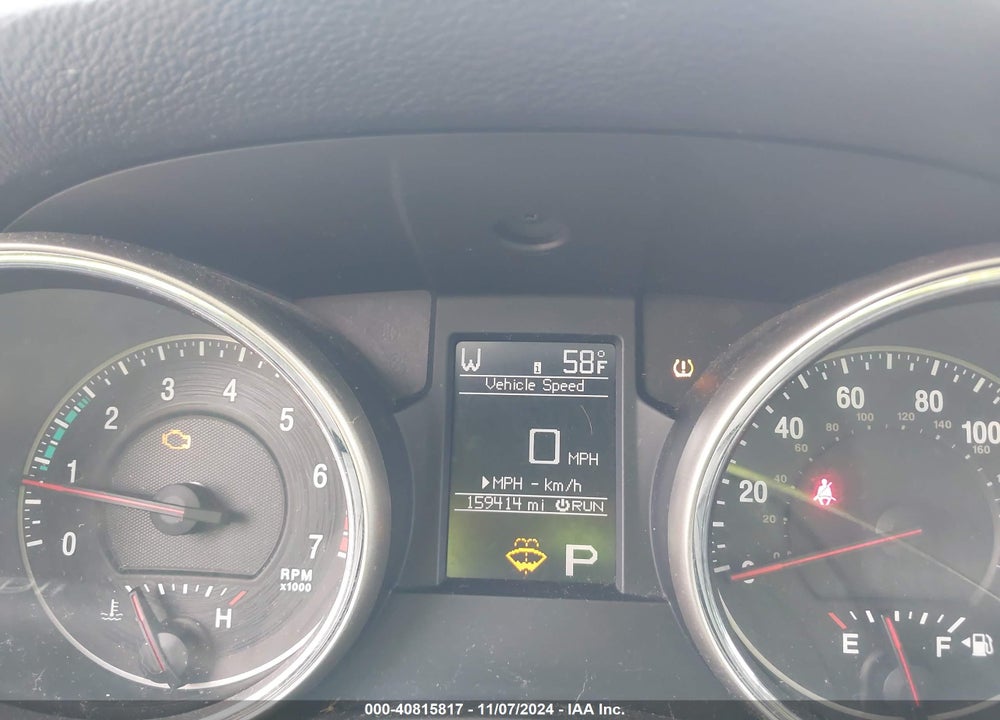 2011 JEEP GRAND CHEROKEE LAREDO VIN: 1J4RR4GG7BC585923