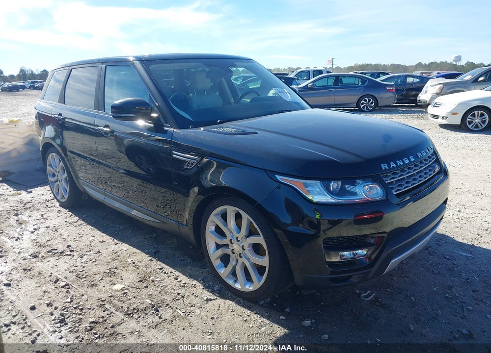 2016 LAND ROVER RANGE ROVER SPORT 3.0L V6 SUPERCHARGED HSE VIN: SALWR2VF0GA631630