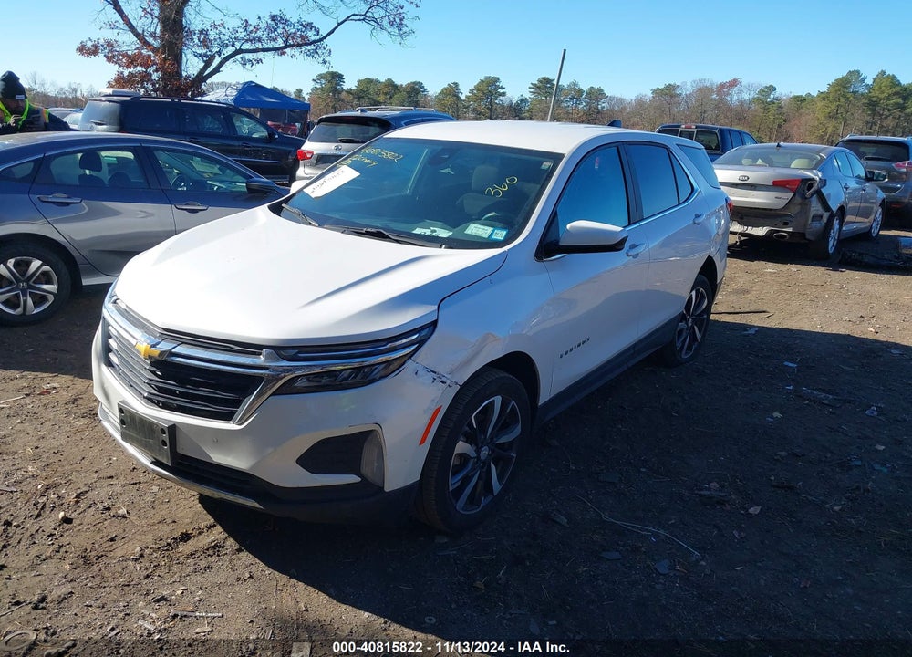 2022 CHEVROLET EQUINOX AWD LT VIN: 3GNAXUEVXNL220551