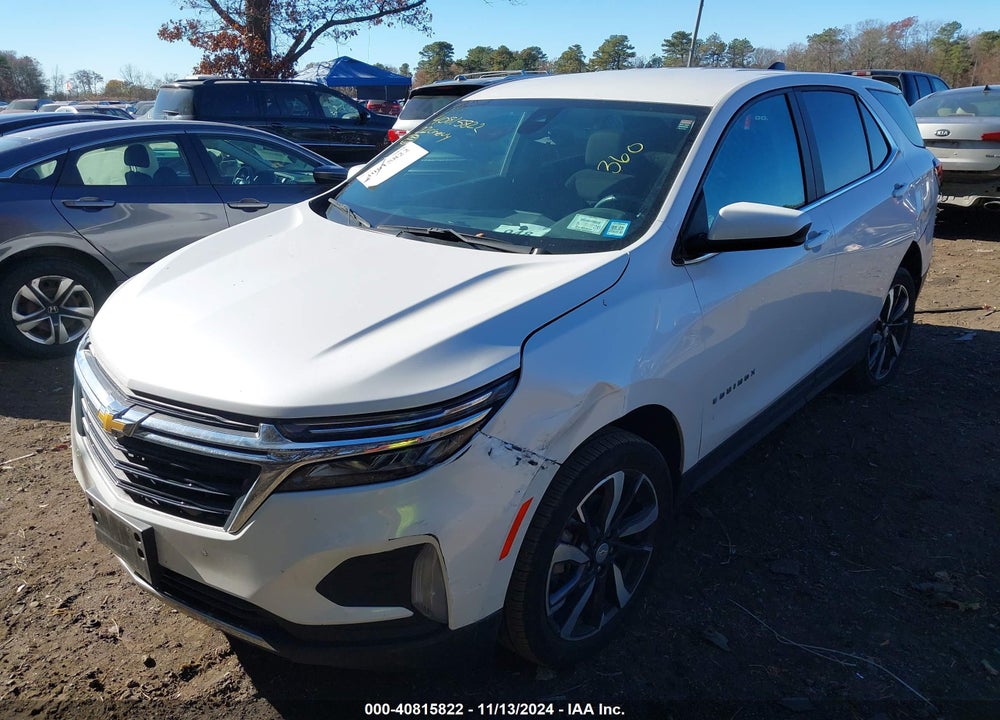 2022 CHEVROLET EQUINOX AWD LT VIN: 3GNAXUEVXNL220551