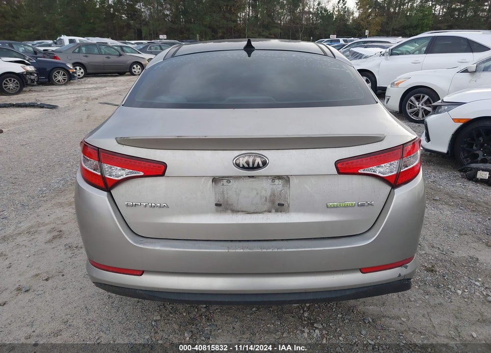 2013 KIA OPTIMA HYBRID VIN: KNAGM4AD3D5038999