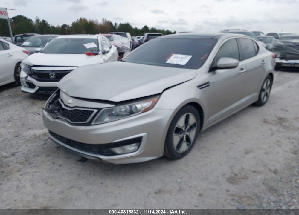 2013 KIA OPTIMA HYBRID VIN: KNAGM4AD3D5038999