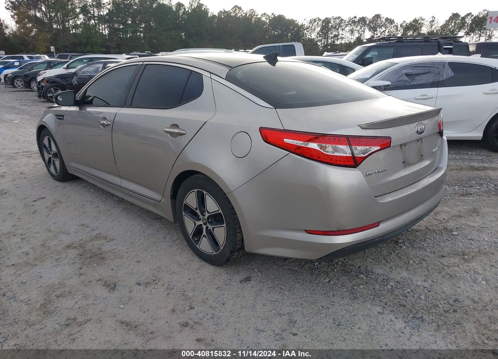 2013 KIA OPTIMA HYBRID VIN: KNAGM4AD3D5038999
