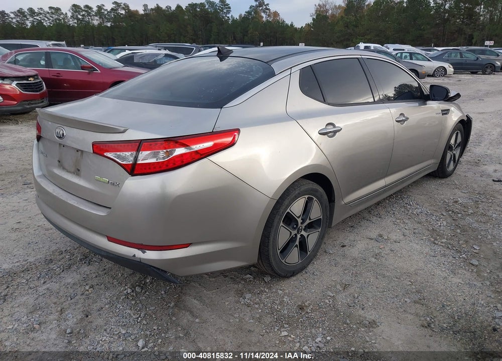 2013 KIA OPTIMA HYBRID VIN: KNAGM4AD3D5038999