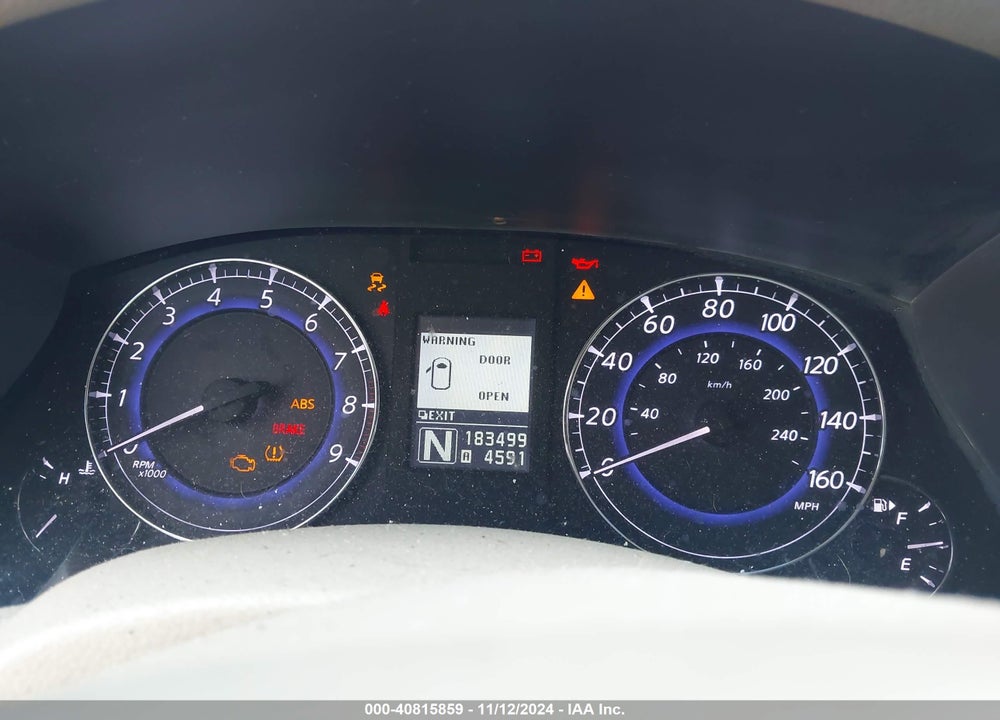 2011 INFINITI EX35 JOURNEY VIN: JN1AJ0HP2BM802535