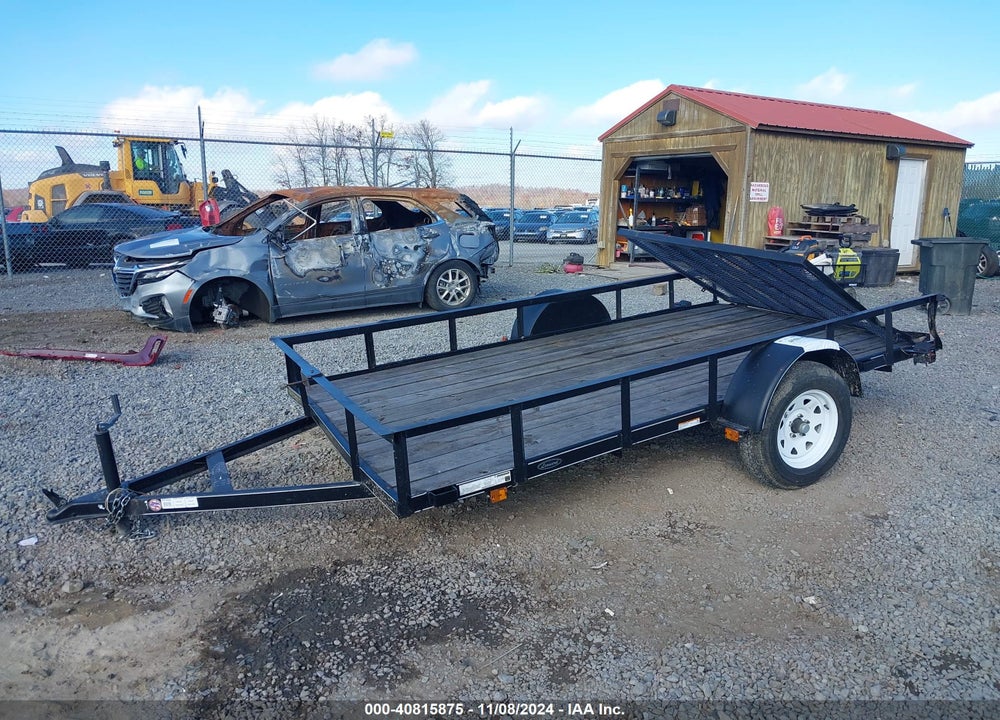 2019 CARRY ON 6X12 UTILITY TRAILER VIN: 4YMBU1215KG039196