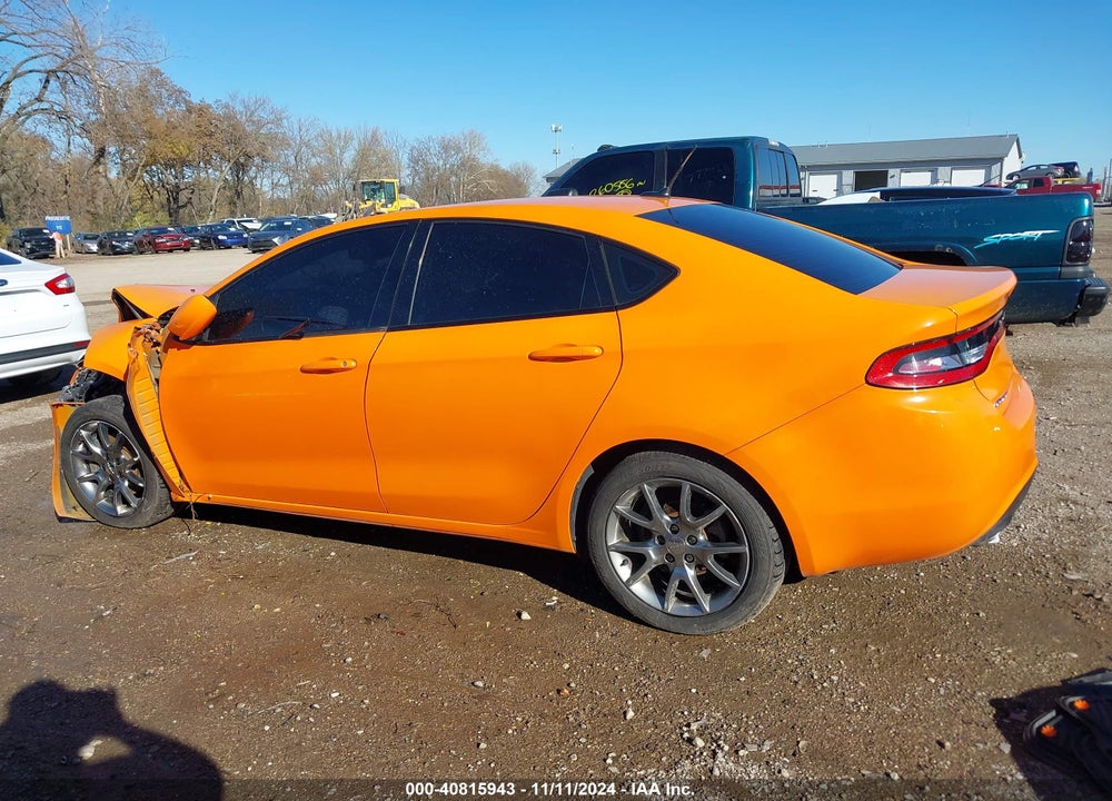 2013 DODGE DART SXT VIN: 1C3CDFBA8DD333611