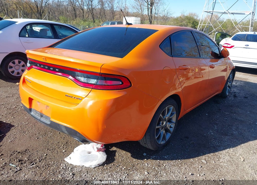 2013 DODGE DART SXT VIN: 1C3CDFBA8DD333611