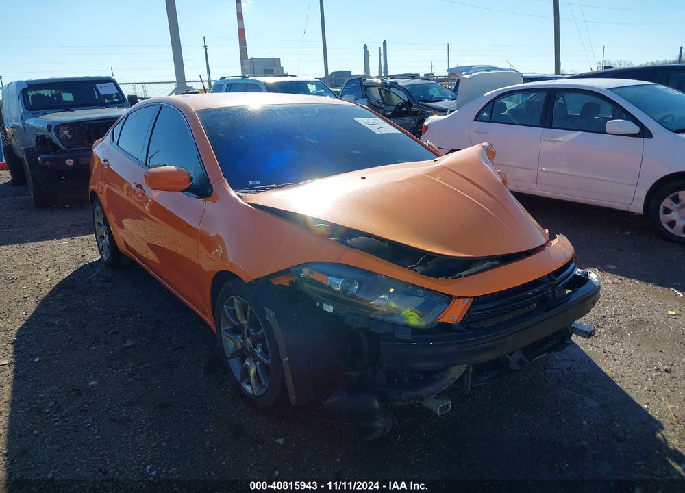 2013 DODGE DART SXT VIN: 1C3CDFBA8DD333611