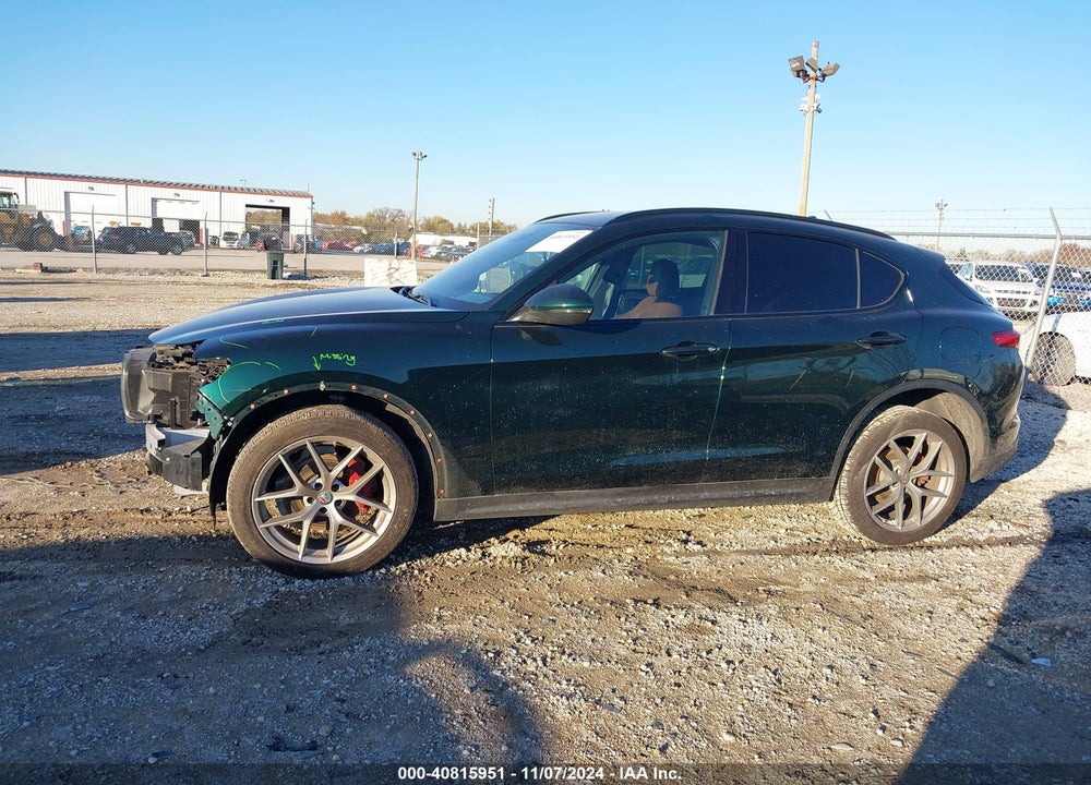 2018 ALFA ROMEO STELVIO TI SPORT AWD VIN: ZASFAKNN3J7C03715