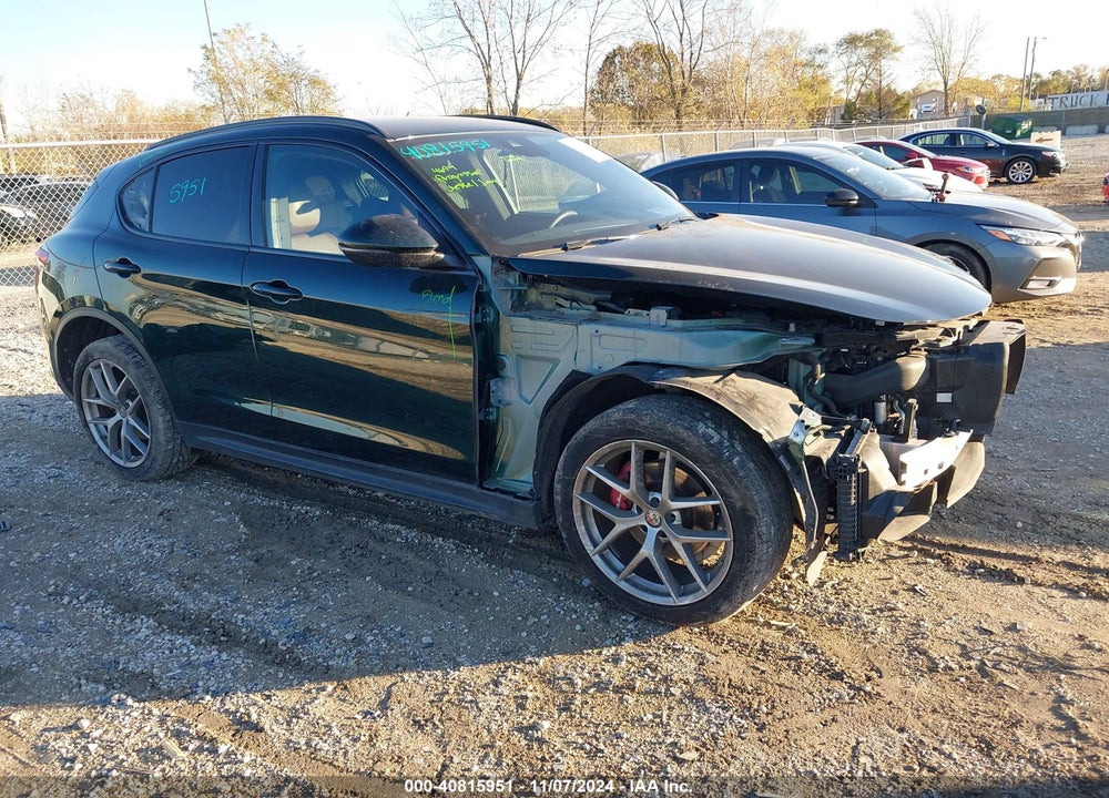 2018 ALFA ROMEO STELVIO TI SPORT AWD VIN: ZASFAKNN3J7C03715