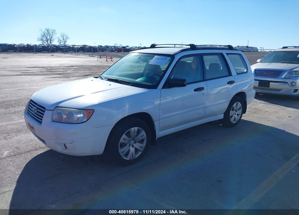 2008 SUBARU FORESTER 2.5X VIN: JF1SG63608H730615