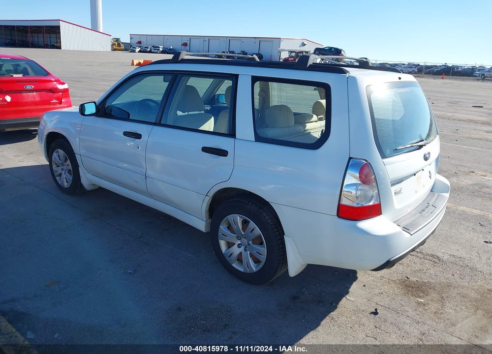 2008 SUBARU FORESTER 2.5X VIN: JF1SG63608H730615