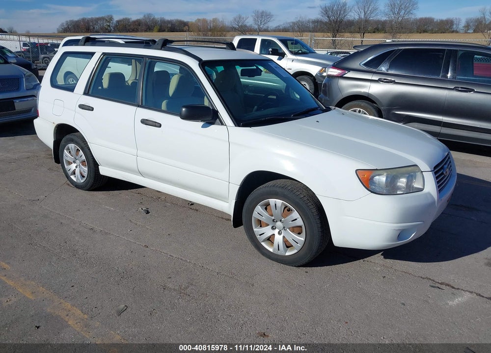 2008 SUBARU FORESTER 2.5X VIN: JF1SG63608H730615