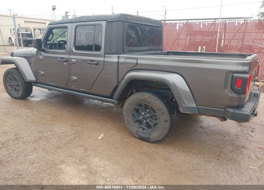 2022 JEEP GLADIATOR VIN: 1C6HJTAG0NL143489