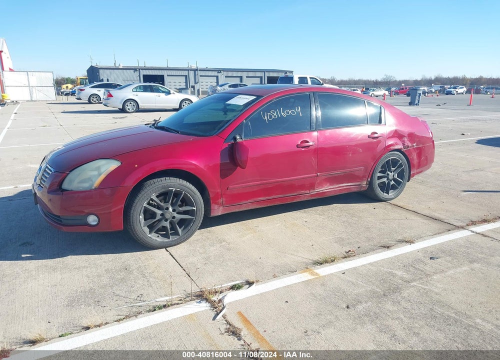 2004 NISSAN MAXIMA 3.5 SE VIN: 1N4BA41E64C866769