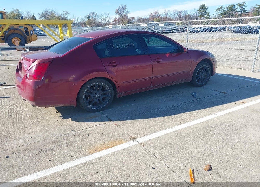 2004 NISSAN MAXIMA 3.5 SE VIN: 1N4BA41E64C866769