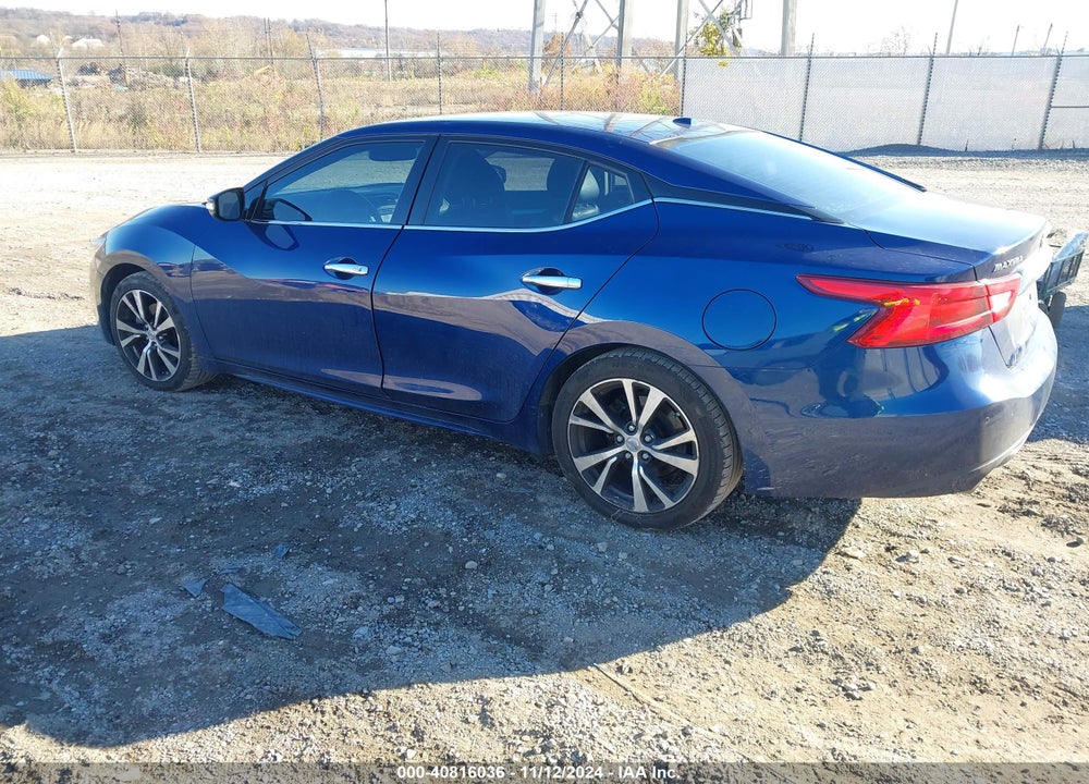 2018 NISSAN MAXIMA SV VIN: 1N4AA6AP3JC368419