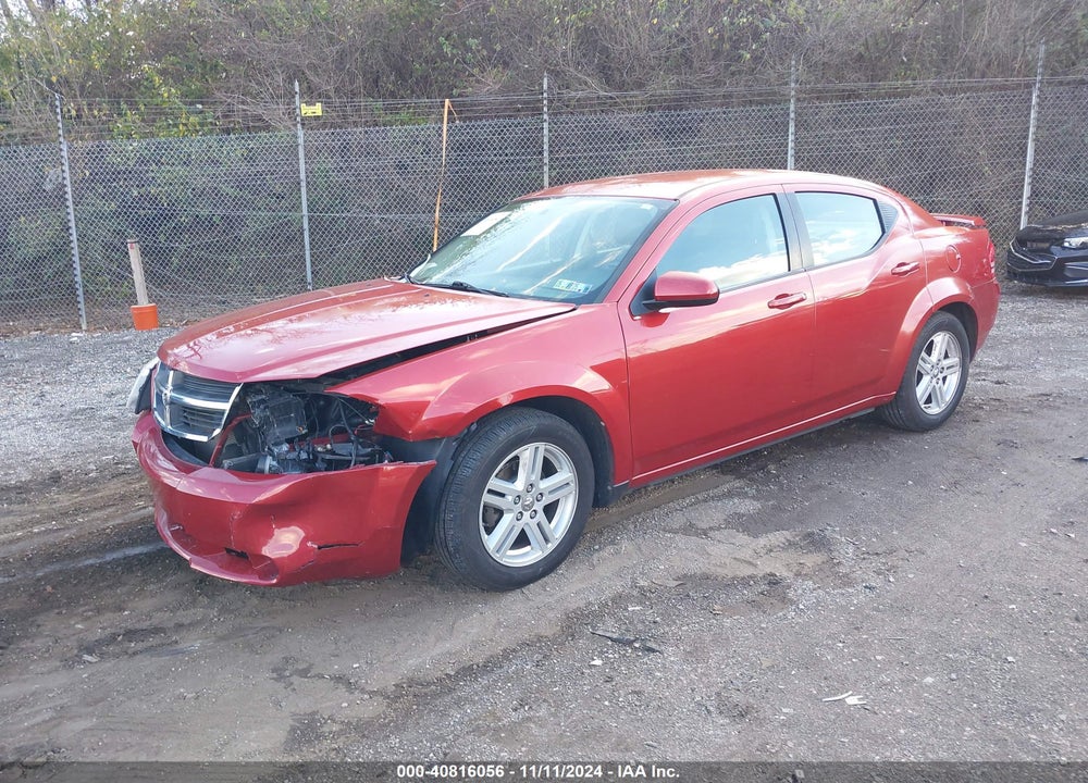 2010 DODGE AVENGER R/T VIN: 1B3CC5FB2AN164799