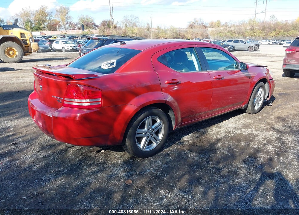 2010 DODGE AVENGER R/T VIN: 1B3CC5FB2AN164799