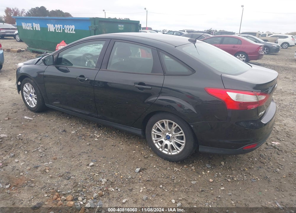 2012 FORD FOCUS SE VIN: 1FAHP3F22CL107018