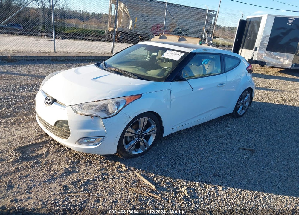 2017 HYUNDAI VELOSTER VALUE EDITION VIN: KMHTC6AD6HU320299