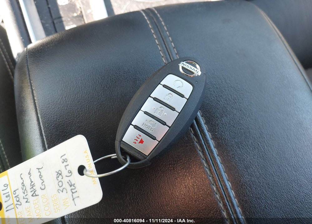 2019 NISSAN ALTIMA 2.5 PLATINUM VIN: 1N4BL4FW6KN303038