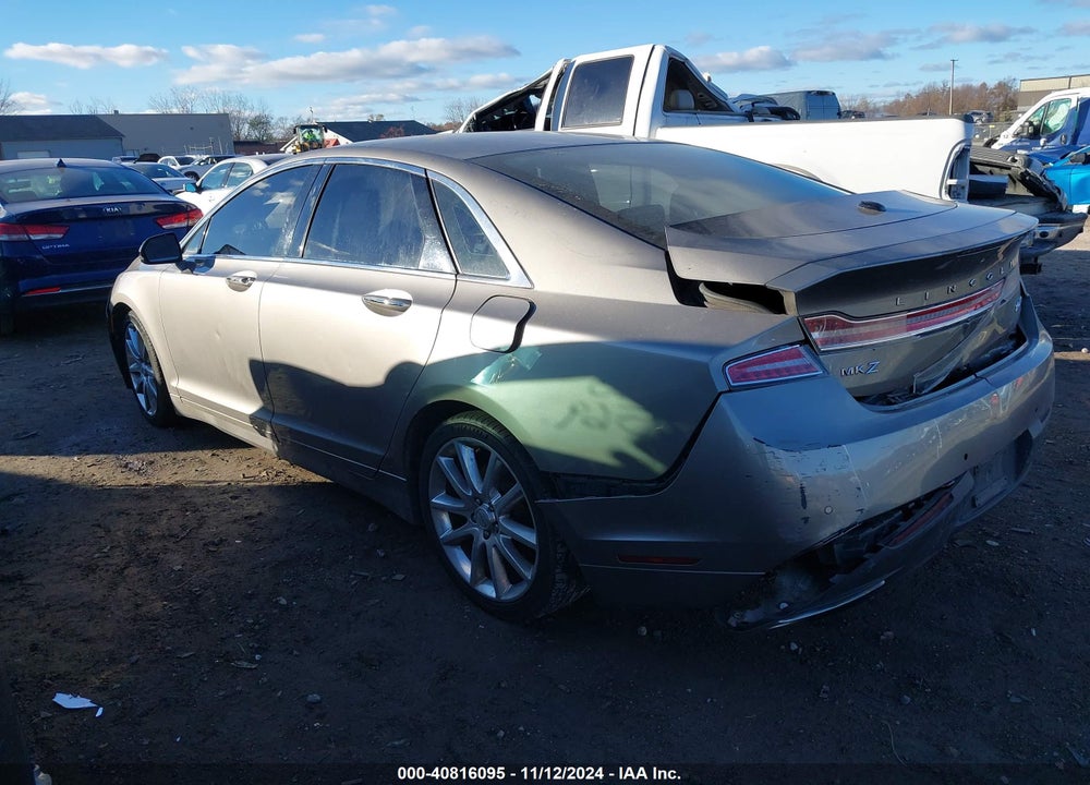 2016 LINCOLN MKZ VIN: 3LN6L2J97GR634051