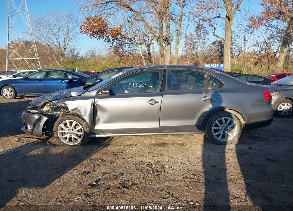 2012 VOLKSWAGEN JETTA 2.5L SE VIN: 3VWBP7AJXCM078059